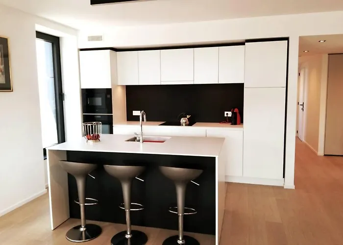 Appartement Luxueus&nieuw 2-slaapkamerappartement Met Garage Oostende